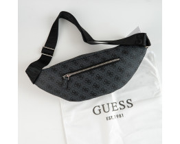 Жіноча сумка "бананка", слінг на груди і на пояс Guess (7518-1) grey