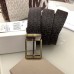 Женский брендовый кожаный ремень Мк (7850) коричневый