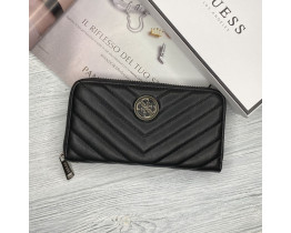 Женский брендовый кошелек Guess (7582) черный