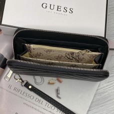 Женский брендовый кошелек Guess (7582) черный