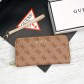 Женский кошелек с ремешком на запястье Guess (7590) light brown
