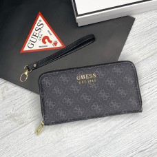  Жіночий гаманець з ремінцем на зап'ястя Guess (7590) grey