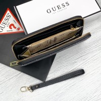Женский кошелек с ремешком на запястье Guess (7590) grey 