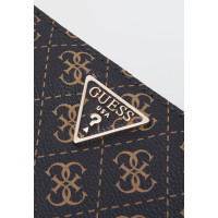  Жіночий брендовий гаманець на змійці (7596) brown