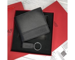 Мужское брендовое портмоне с монетницей (7701), поддарочная упаковка