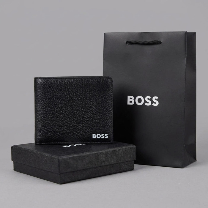 Кожаный брендовый мужской кошелек Boss (7703-1) Кожаный брендовый мужской кошелек Boss (7703-1)
