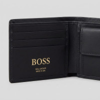 Мужской брендовый кошелек Boss (7704-2), подарочная упаковка