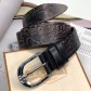 Шкіряний жіночий ремінь Leather Collection (7804) коричневий