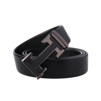 Кожаный мужской ремень с автоматической пряжкой Leather Collection (7815)
