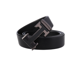 Кожаный мужской ремень с автоматической пряжкой Leather Collection (7815)