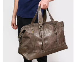 Мужская дорожная сумка на плечо David Jones (9807) taupe