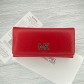 Кожаный женский кошелек Мк (8005) red Lux