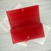 Кожаный женский кошелек Мк (8005) red Lux