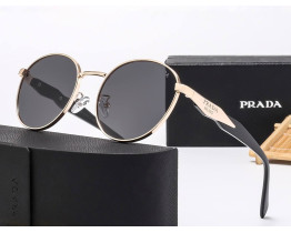 Женские круглые стильные очки PR 8008 gold