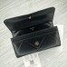 Кожаный женский кошелек Ch (8101) black Lux