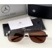 Мужские стильные солнцезащитные очки Mercedes (816) коричневые
