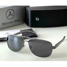  Чоловічі стильні сонцезахисні окуляри Mercedes (816) сірі