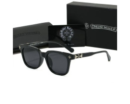 Чоловічі брендові сонцезахисні окуляри Chrome Hearts (8235) black