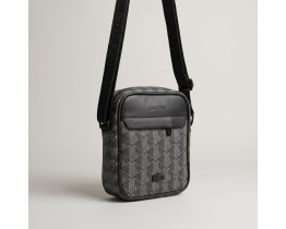 Мужская барсетка на плечо, сумка Lacoste (82439) black