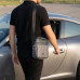  Чоловіча барсетка на плече, сумка Lacoste (82439) black