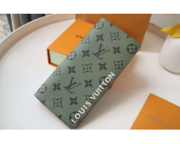Мужской брендовый бумажник LV (82790) green Lux