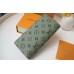 Мужской брендовый бумажник LV (82790) green Lux