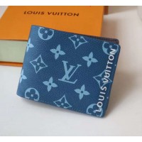 Мужской кошелек LV (82798) Lux blue