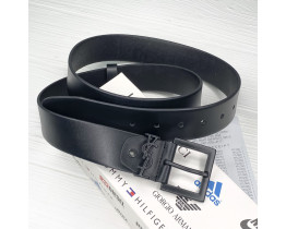 Женский брендовый кожаный ремень (8651) black