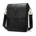 Шкіряна сумка під рептилію Leather Collection (8857) 