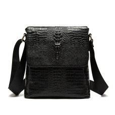 Кожаная сумка под рептилию Leather Collection (8857) 