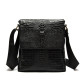 Кожаная сумка под рептилию Leather Collection (8857) 