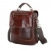 Кожаная мужская сумка через плечо Leather Collection (8871) brown