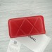 Женский брендовый кожаный кошелек Ch (9001) red