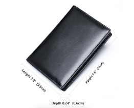  Обкладинка для паспорта шкіряна Leather Collection (9071)