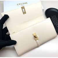 Брендовый женский кошелек Celine (924) бежевый LUX