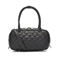 Стильная брендровая сумка бочонок Guess (94105) черная