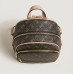  Жіночий брендовий рюкзак Guess (9533) brown