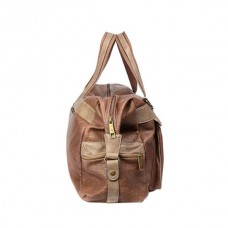 Мужская дорожная стильная сумка David Jones (9807) коричневый