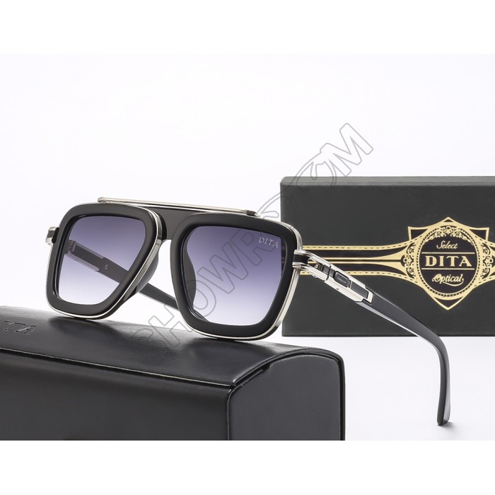 Мужские очки от солнца "маска" Dita (98082) silver