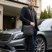 Мужская барсетка на плечо, кожаная сумка Hermes (990615) 