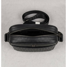 Мужская барсетка на плечо, кожаная сумка Hermes (990615) 