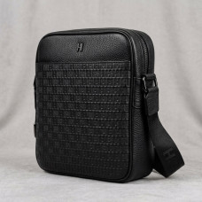 Мужская барсетка на плечо, кожаная сумка Hermes (990615) 