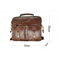 Кожаная мужская сумка Leather Collection (9912) 