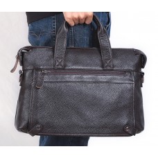 Шкіряна горизонтальна сумка Leather Collection (9947) 