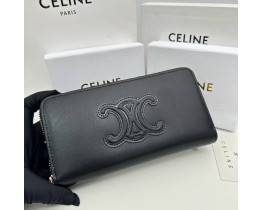 Брендовый женский кошелек Celine на молнии (А13) LUX