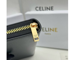 Брендовый женский кошелек Celine на молнии (А13) LUX
