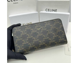 Брендовый женский кошелек Celine на молнии (А14) LUX