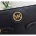 Женская кожаная сумка Mk Carmen black Lux