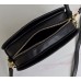 Женская кожаная сумка Mk Carmen black Lux