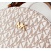 Женская кожаная сумка Mk Delaney beige Lux